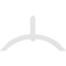 Ekena Millwork Archdale Architectural Grade PVC Gable Bracket, 84"W x 45 1/2"H x 2"D x 6"F, 13/12 Pitch GBP084X46X0206ARC00 - alternate 5